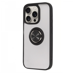 Newface İphone 16 Pro Kılıf Montreal Yüzüklü Silikon Kapak - Siyah Newface İphone 16 Pro Kılıf Montreal Yüzüklü Silikon Kapak - Siyah