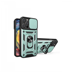 Newface İphone 16 Pro Kılıf Pars Lens Yüzüklü Silikon - Yeşil Newface İphone 16 Pro Kılıf Pars Lens Yüzüklü Silikon - Yeşil