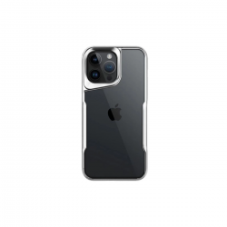 Newface İphone 16 Pro Max Kılıf Boyi Silikon Kapak - Gümüş