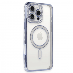 Newface İphone 16 Pro Max Kılıf Joke Simli Magneticsafe Kılıf - Mavi Newface İphone 16 Pro Max Kılıf Joke Simli Magneticsafe Kılıf - Mavi