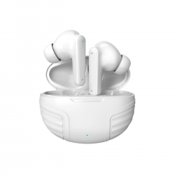 Newface Ls-19 Aktif Gürültü Engelleyici Özellikli Bluetooth 5.4 Kablosuz Airpods Kulaklık - Beyaz