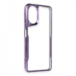 Newface Oppo A38 Kılıf Boyi Silikon Kapak - Derin Mor Newface Oppo A38 Kılıf Boyi Silikon Kapak - Derin Mor