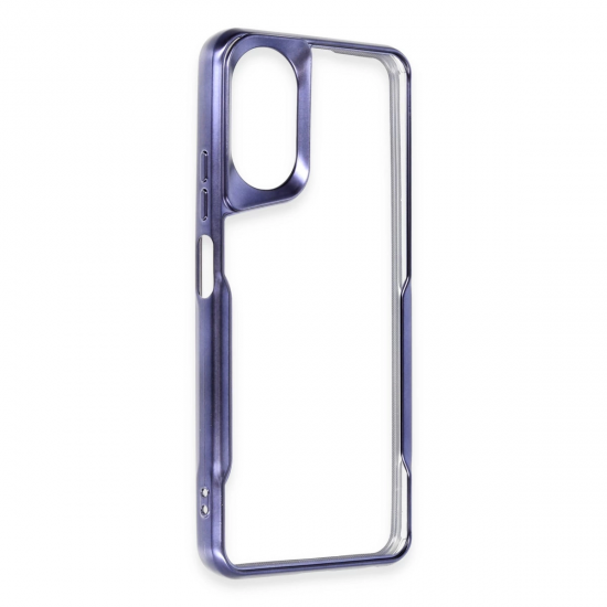 Newface Oppo A38 Kılıf Boyi Silikon Kapak - Lacivert