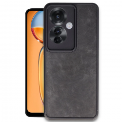 Newface Oppo Reno 11f Kılıf Aras Deri Kapak - Siyah Newface Oppo Reno 11f Kılıf Aras Deri Kapak - Siyah