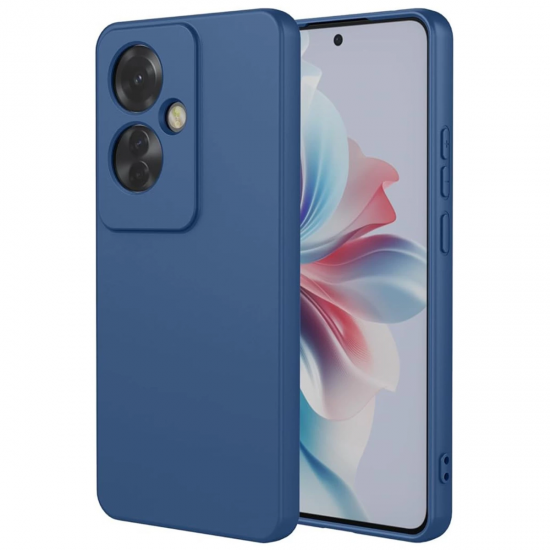 Newface Oppo Reno 11f Kılıf First Silikon - Lacivert