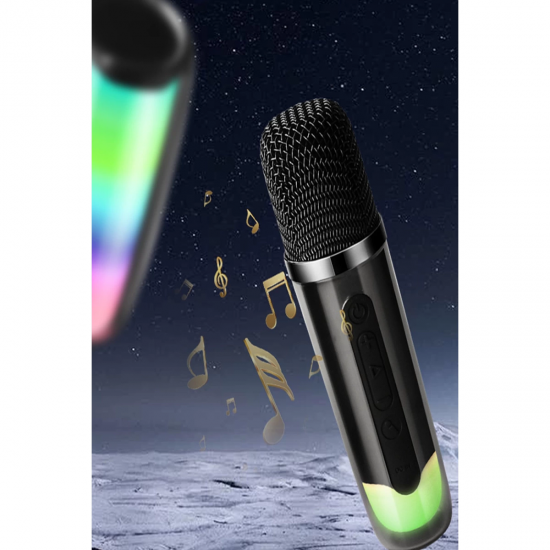 Newface Pluse 7 Mikrofonlu Rgb Kablosuz Hoparlör - Beyaz