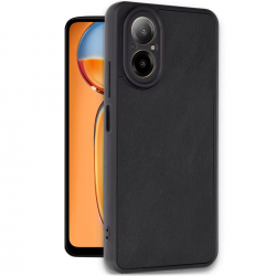 Newface Realme 12 Lite Kılıf Aras Deri Kapak - Siyah Newface Realme 12 Lite Kılıf Aras Deri Kapak - Siyah