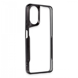 Newface Realme 12 Lite Kılıf Boyi Silikon Kapak - Siyah Newface Realme 12 Lite Kılıf Boyi Silikon Kapak - Siyah