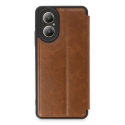 Newface Realme 12 Lite Kılıf Flip Cover - Taba Newface Realme 12 Lite Kılıf Flip Cover - Taba