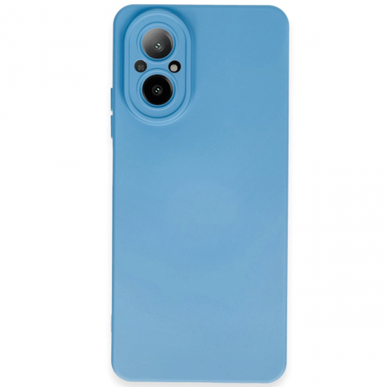 Newface Realme 12 Lite Kılıf Nano İçi Kadife Silikon - Mavi