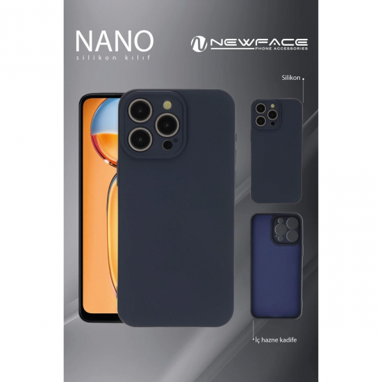 Newface Realme 12 Lite Kılıf Nano İçi Kadife Silikon - Sarı