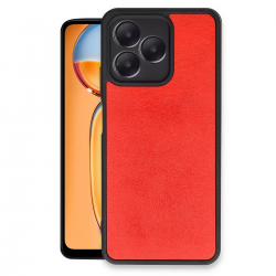 Newface Realme Note 50 4g Kılıf Aras Deri Kapak - Kırmızı Newface Realme Note 50 4g Kılıf Aras Deri Kapak - Kırmızı