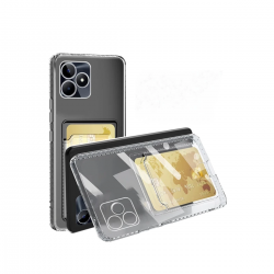 Newface Realme Note 50 4g Kılıf Kart Şeffaf Silikon - Şeffaf