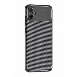 Newface Samsung Galaxy A05 Kılıf Auto Focus Karbon Kapak - Siyah Newface Samsung Galaxy A05 Kılıf Auto Focus Karbon Kapak - Siyah