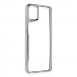 Newface Samsung Galaxy A05 Kılıf Boyi Silikon Kapak - Gümüş Newface Samsung Galaxy A05 Kılıf Boyi Silikon Kapak - Gümüş