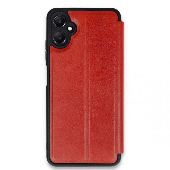 Newface Samsung Galaxy A05 Kılıf Flip Cover - Kırmızı