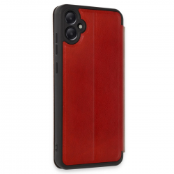 Newface Samsung Galaxy A05 Kılıf Flip Cover - Kırmızı Newface Samsung Galaxy A05 Kılıf Flip Cover - Kırmızı