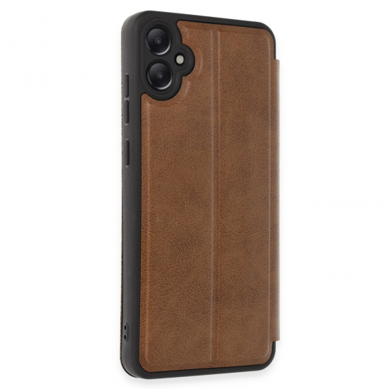 Newface Samsung Galaxy A05 Kılıf Flip Cover - Taba