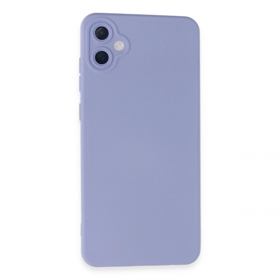 Newface Samsung Galaxy A05 Kılıf Nano İçi Kadife Silikon - Lila