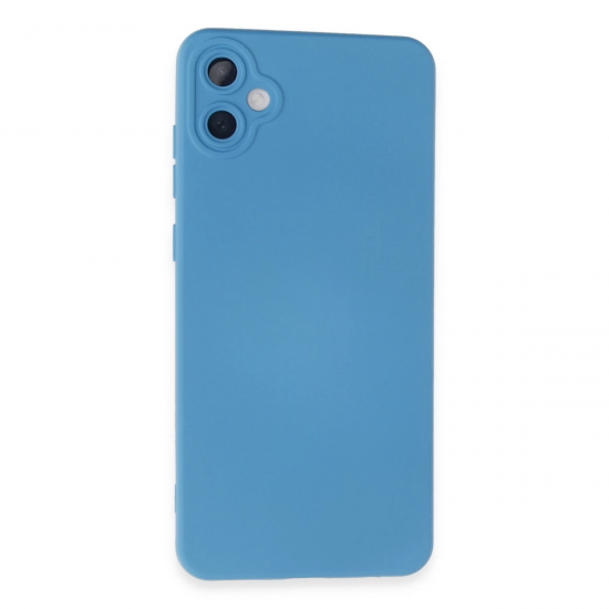 Newface Samsung Galaxy A05 Kılıf Nano İçi Kadife Silikon - Mavi