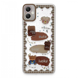 Newface Samsung Galaxy A05 Kılıf Sweet Desenli Silikon Kapak - Şeffaf Newface Samsung Galaxy A05 Kılıf Sweet Desenli Silikon Kapak - Şeffaf