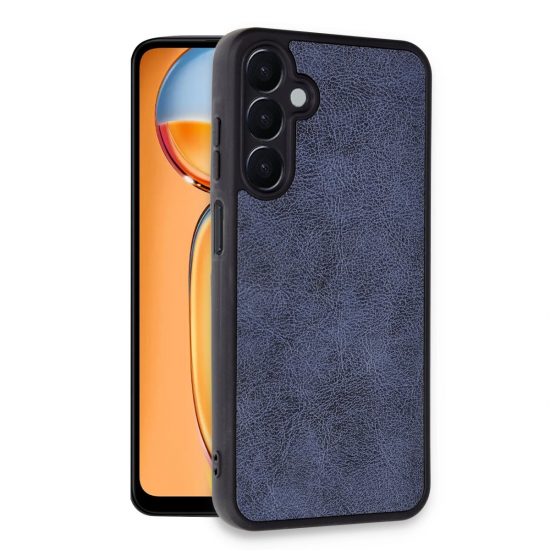 Newface Samsung Galaxy A05s Kılıf Aras Deri Kapak - Lacivert