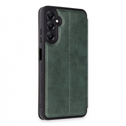 Newface Samsung Galaxy A05s Kılıf Flip Cover - Koyu Yeşil Newface Samsung Galaxy A05s Kılıf Flip Cover - Koyu Yeşil