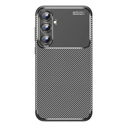 Newface Samsung Galaxy A15 4g Kılıf Auto Focus Karbon Kapak - Siyah