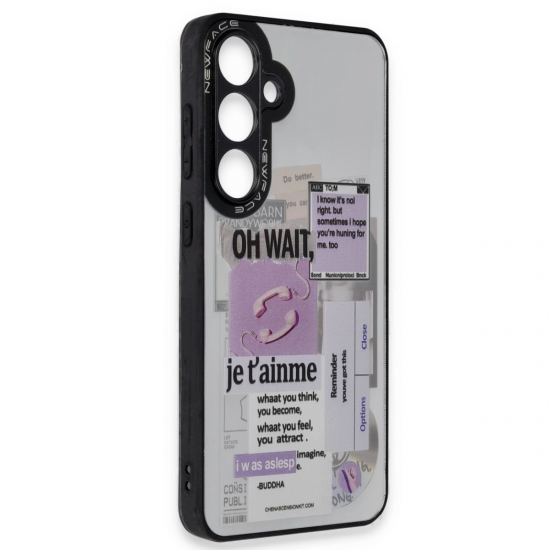 Newface Samsung Galaxy A15 4g Kılıf Mirror Desenli Kapak - Mirror - 4