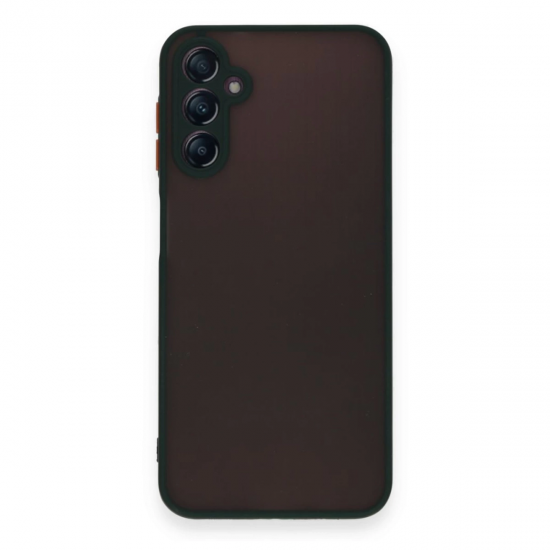 Newface Samsung Galaxy A15 4g Kılıf Montreal Silikon Kapak - Yeşil