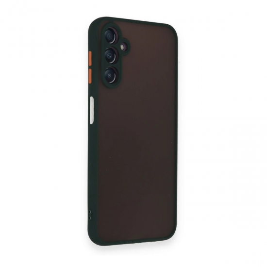 Newface Samsung Galaxy A15 4g Kılıf Montreal Silikon Kapak - Yeşil