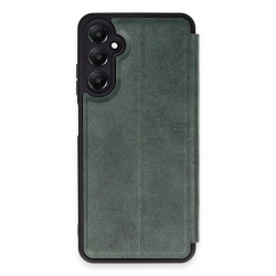 Newface Samsung Galaxy A25 5g Kılıf Flip Cover - Koyu Yeşil Newface Samsung Galaxy A25 5g Kılıf Flip Cover - Koyu Yeşil