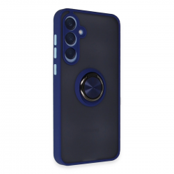 Newface Samsung Galaxy A25 5g Kılıf Montreal Yüzüklü Silikon Kapak - Lacivert Newface Samsung Galaxy A25 5g Kılıf Montreal Yüzüklü Silikon Kapak - Lacivert