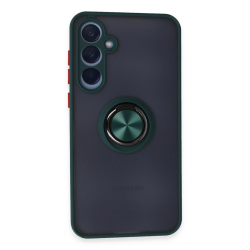 Newface Samsung Galaxy A25 5g Kılıf Montreal Yüzüklü Silikon Kapak - Yeşil Newface Samsung Galaxy A25 5g Kılıf Montreal Yüzüklü Silikon Kapak - Yeşil