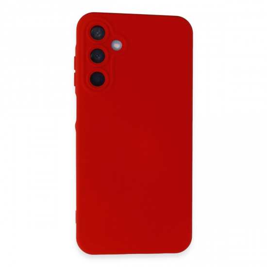 Newface Samsung Galaxy A25 5g Kılıf Nano İçi Kadife Silikon - Kırmızı