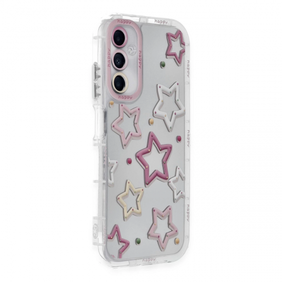 Newface Samsung Galaxy A25 5g Kılıf Reflexion Desenli Kapak - Desen 3