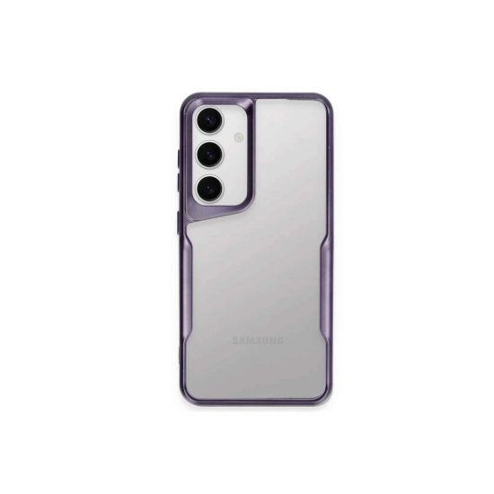 Newface Samsung Galaxy A35 5g Kılıf Boyi Silikon Kapak - Derin Mor