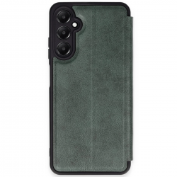 Newface Samsung Galaxy A35 5g Kılıf Flip Cover - Koyu Yeşil Newface Samsung Galaxy A35 5g Kılıf Flip Cover - Koyu Yeşil