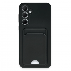 Newface Samsung Galaxy A35 5g Kılıf Kelvin Kartvizitli Silikon - Siyah Newface Samsung Galaxy A35 5g Kılıf Kelvin Kartvizitli Silikon - Siyah