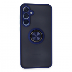 Newface Samsung Galaxy A35 5g Kılıf Montreal Yüzüklü Silikon Kapak - Lacivert Newface Samsung Galaxy A35 5g Kılıf Montreal Yüzüklü Silikon Kapak - Lacivert
