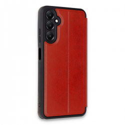 Newface Samsung Galaxy A55 5g Kılıf Flip Cover - Kırmızı Newface Samsung Galaxy A55 5g Kılıf Flip Cover - Kırmızı