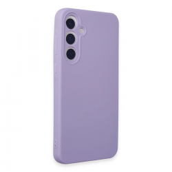 Newface Samsung Galaxy A55 5g Kılıf Nano İçi Kadife Silikon - Lila