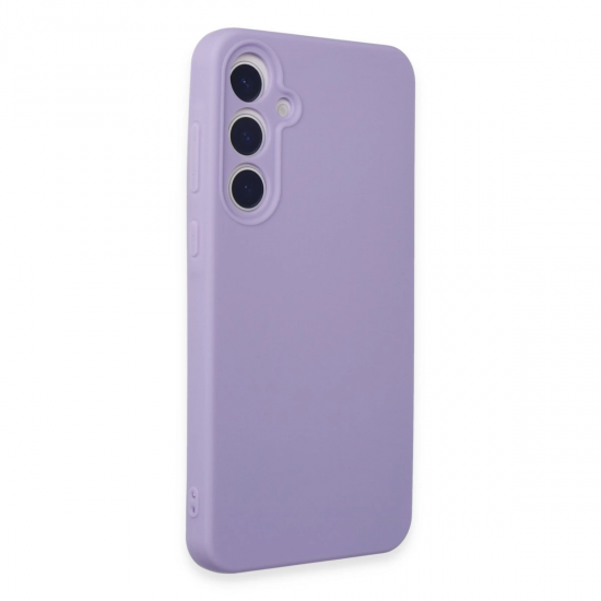 Newface Samsung Galaxy A55 5g Kılıf Nano İçi Kadife Silikon - Lila