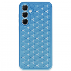 Newface Samsung Galaxy A55 5g Kılıf Petek Silikon Kapak - Mavi Newface Samsung Galaxy A55 5g Kılıf Petek Silikon Kapak - Mavi