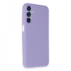 Newface Samsung Galaxy M15 Kılıf First Silikon - Lila