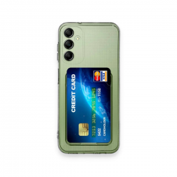 Newface Samsung Galaxy M15 Kılıf Kart Şeffaf Silikon - Şeffaf Newface Samsung Galaxy M15 Kılıf Kart Şeffaf Silikon - Şeffaf