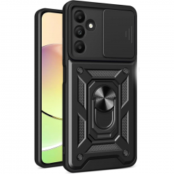 Newface Samsung Galaxy M15 Kılıf Pars Lens Yüzüklü Silikon - Siyah Newface Samsung Galaxy M15 Kılıf Pars Lens Yüzüklü Silikon - Siyah