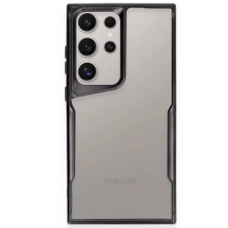 Newface Samsung Galaxy S23 Ultra Kılıf Boyi Silikon Kapak - Siyah