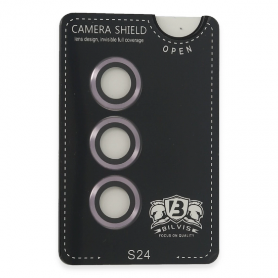 Newface Samsung Galaxy S24 Bilvis Titan Kamera Lens - Derin Mor