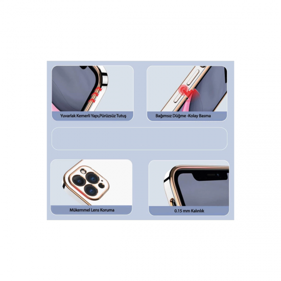 Newface Samsung Galaxy S24 Fe Kılıf Volet Silikon - Siyah